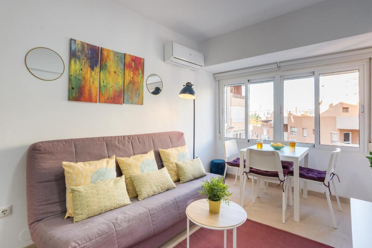 Mp6-Cathedral Views Apt Right On The Beach Málaga Exterior foto