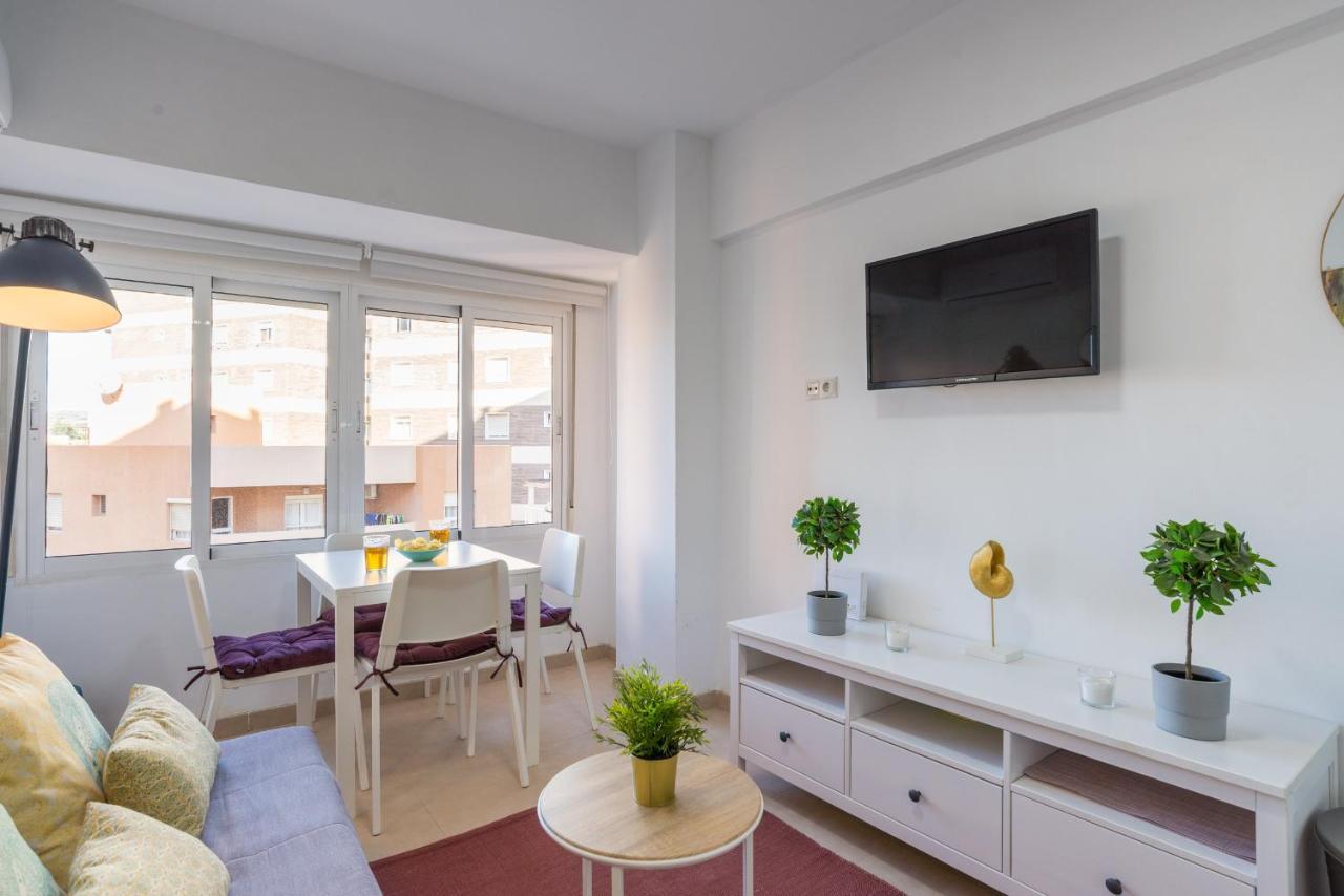 Mp6-Cathedral Views Apt Right On The Beach Málaga Exterior foto