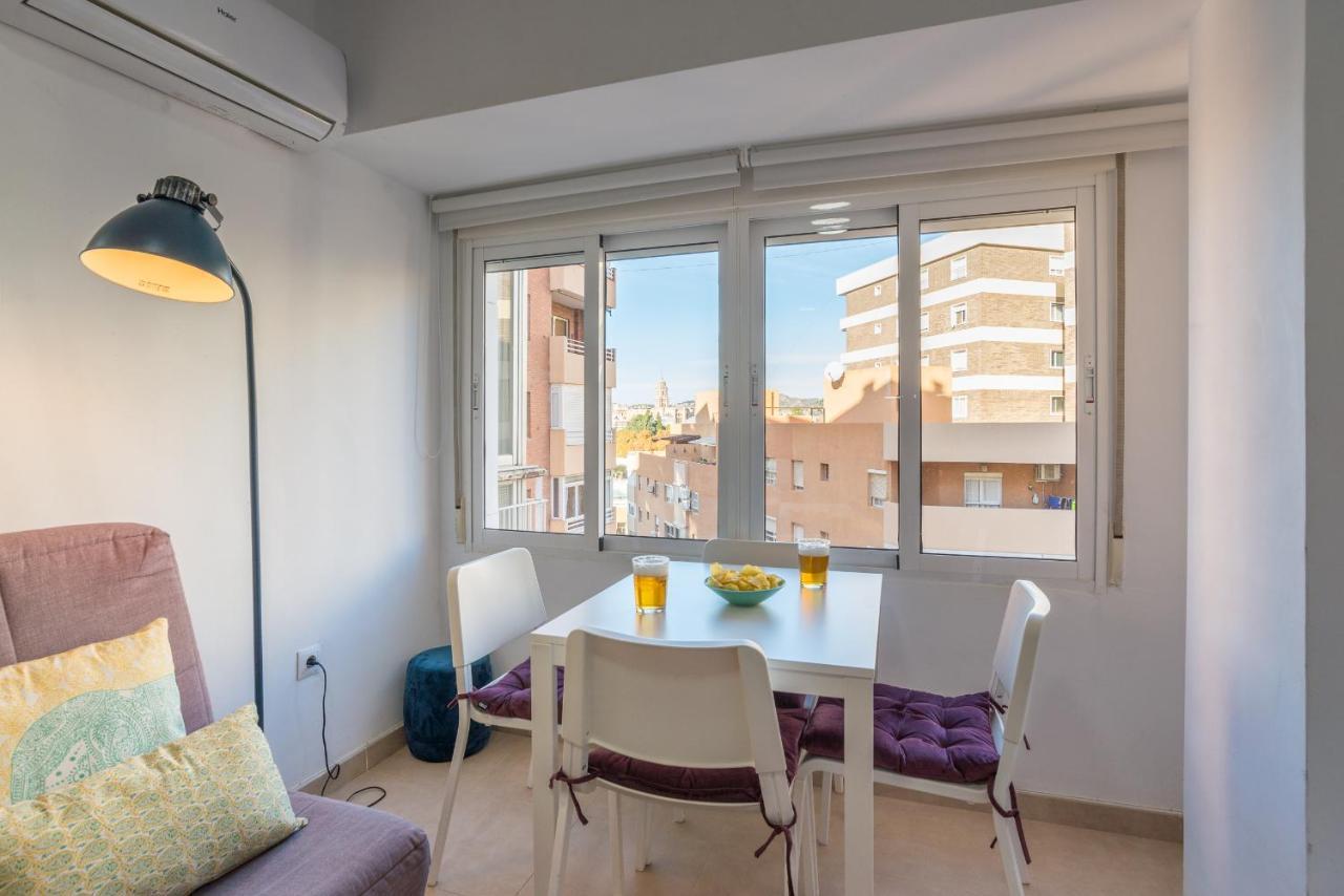 Mp6-Cathedral Views Apt Right On The Beach Málaga Exterior foto